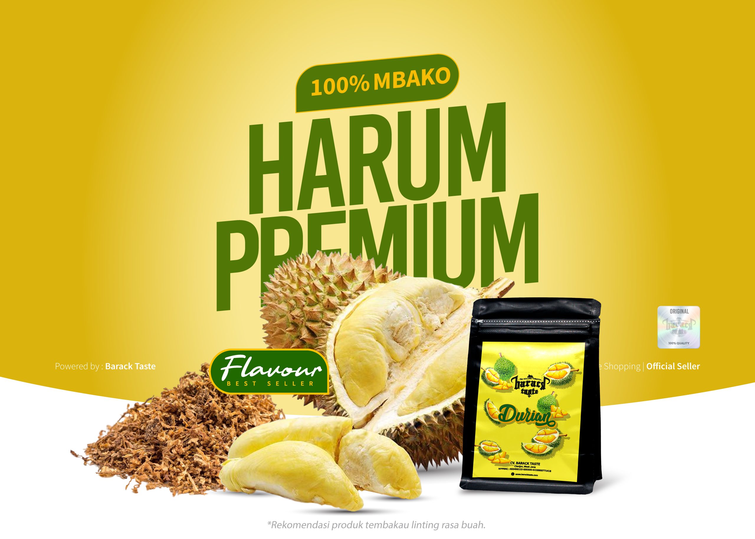 DURIAN BARACK TASTE